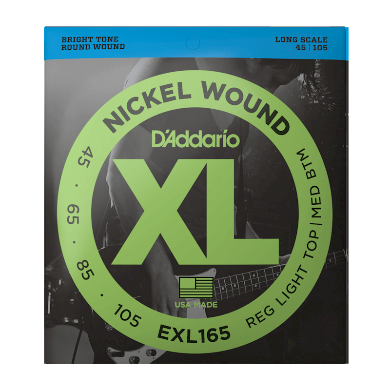 D'Addario 达达里奥 XL镀镍圆卷弦缠绕系列 贝斯弦EXL170/EXL160 - 图1