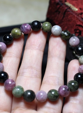 天然碧玺手链8mm