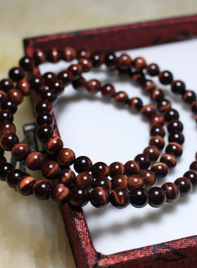 天然红虎眼石手链男女款多圈手串送男女友闺蜜生日礼物开运吉祥物