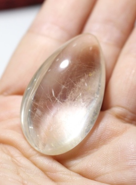 天然发晶兔毛吊坠 招财转运 没打孔