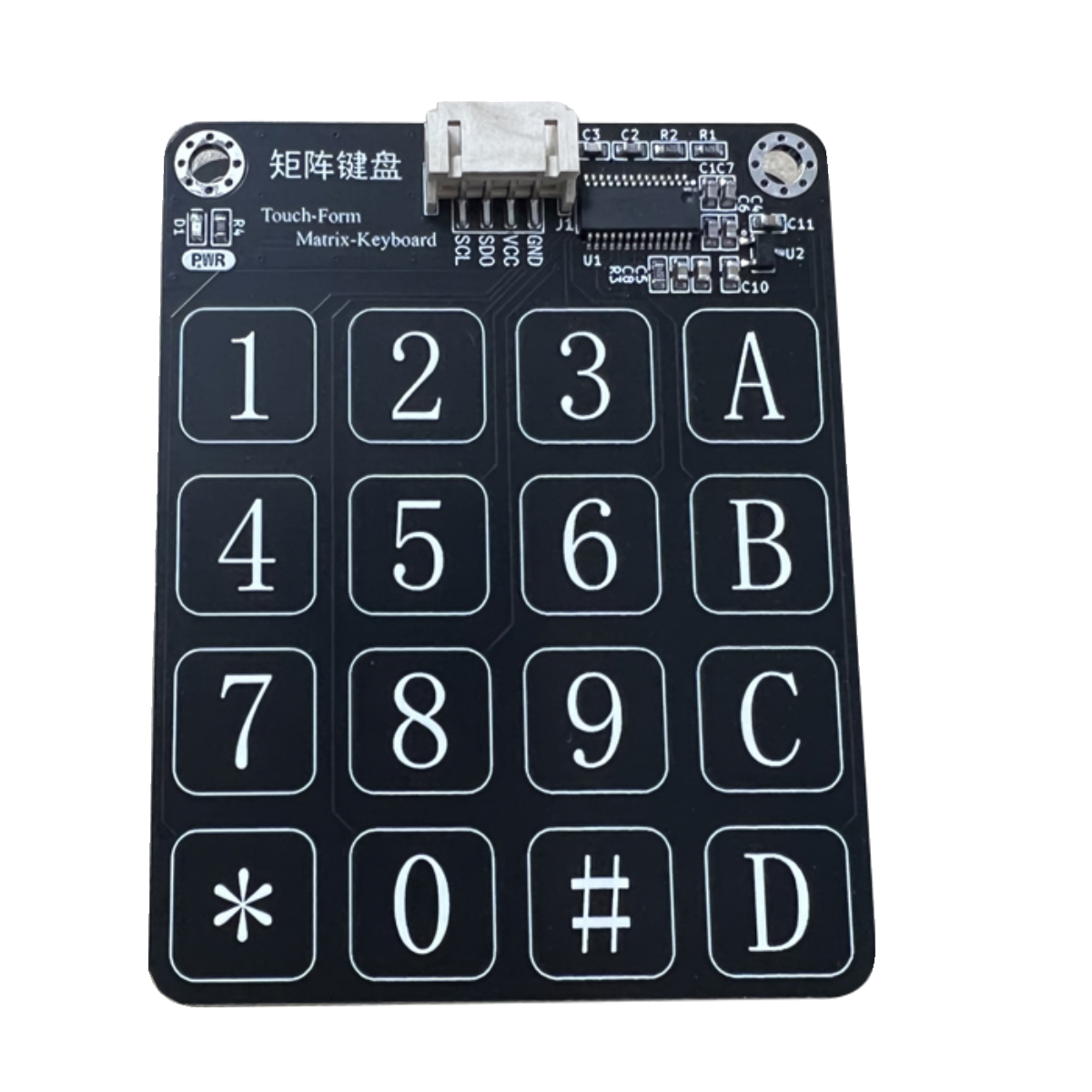 Matrix keyboard Module 4X4矩阵键盘电容式触摸按键开关模块 - 图3