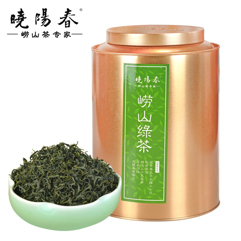 500g 崂山绿茶新茶茶叶礼盒装青岛崂山特产 2018 晓阳春 500g 崂山绿茶新茶茶叶礼盒装青岛崂山特产 2018 晓阳春