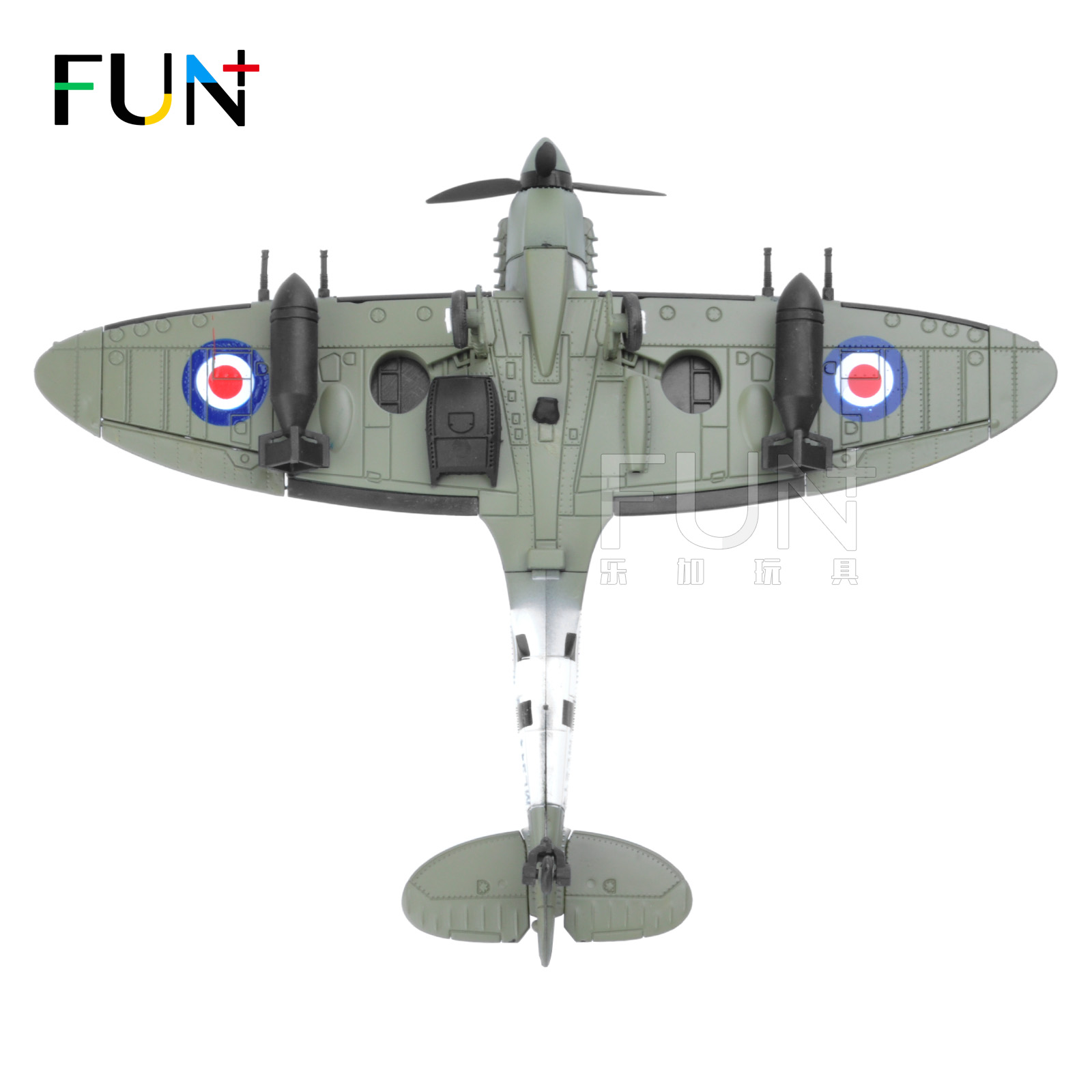 BF109喷火F4U战斗机1:48拼装飞机模型摆件仿真军事玩具男孩航模-图2