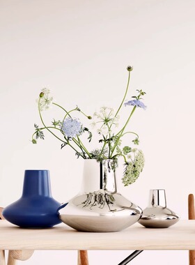 Georg Jensen 乔治杰生HK花瓶北欧简约客厅餐桌插花桌面摆件