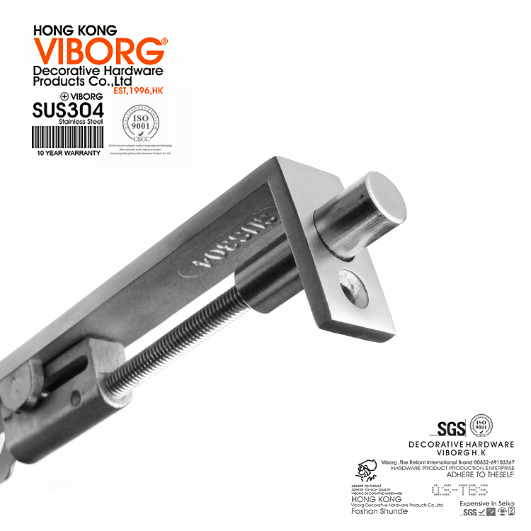 VIBORG域堡304不锈钢精铸L型暗藏插肖门插销门栓门扣门闩双门暗插,淘宝优惠券,粉丝福利购,淘宝优惠卷