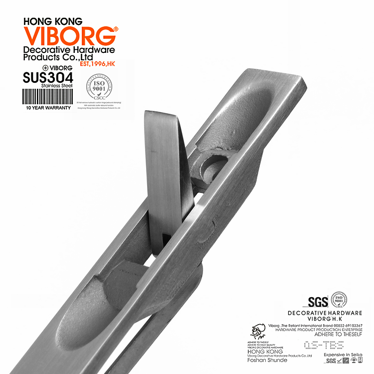 VIBORG域堡304不锈钢精铸L型暗藏插肖门插销门栓门扣门闩双门暗插,淘宝优惠券,粉丝福利购,淘宝优惠卷
