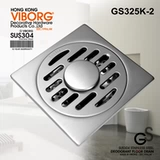 Viborg 304 из нержавеющей стали дренаж, защищенные от насекомых и защищенные от запаха балкона, стиральная машина для ванной комнаты, дренаж, антионорный фильтр