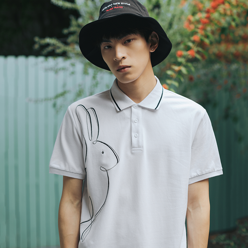 uoohe翻领polo衫男2020夏季短袖 uoohePolo衫