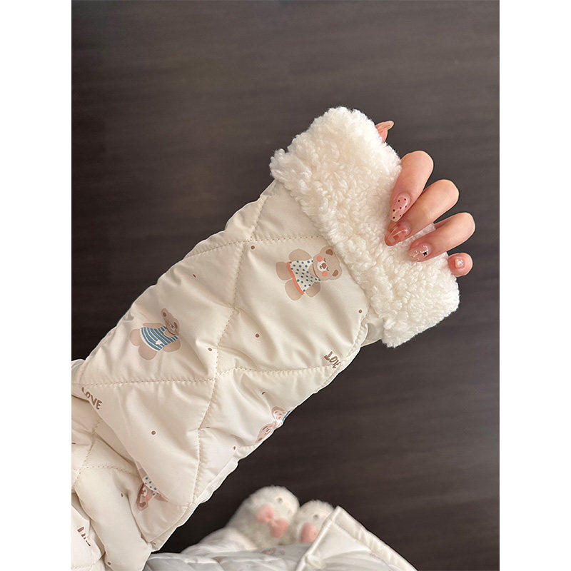 三层厚款夹棉睡衣女秋冬季长袖加绒保暖卡通小熊可外穿家居服套装,淘宝优惠券,粉丝福利购,淘宝优惠卷