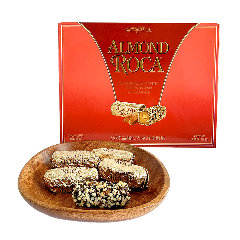 美国进口Almond Roca乐家扁桃仁巧克力糖125g250g822g糖果礼盒装 - 图0