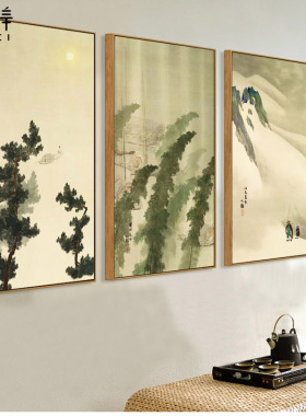 现代中式风餐厅装饰画