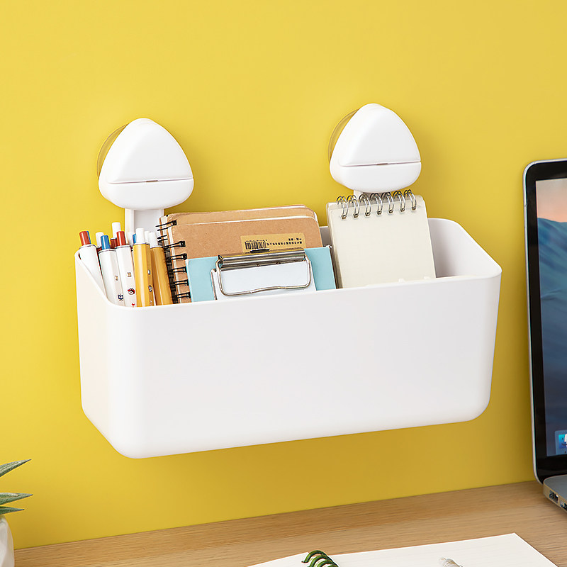 吸盘笔筒壁挂式粉笔黑板擦白板笔收纳盒墙上悬挂文具马克笔画笔盒,淘宝优惠券,粉丝福利购,淘宝优惠卷