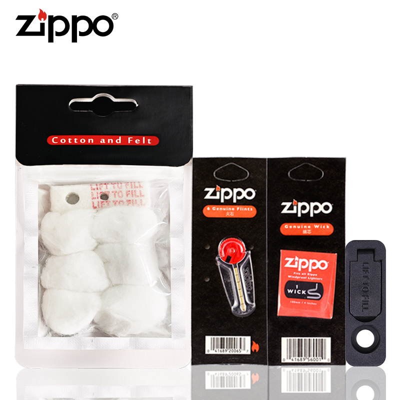 Zippo打火机棉花zipoo火石粒棉芯煤油火机油正品燃油棉线专用配件 - 图1