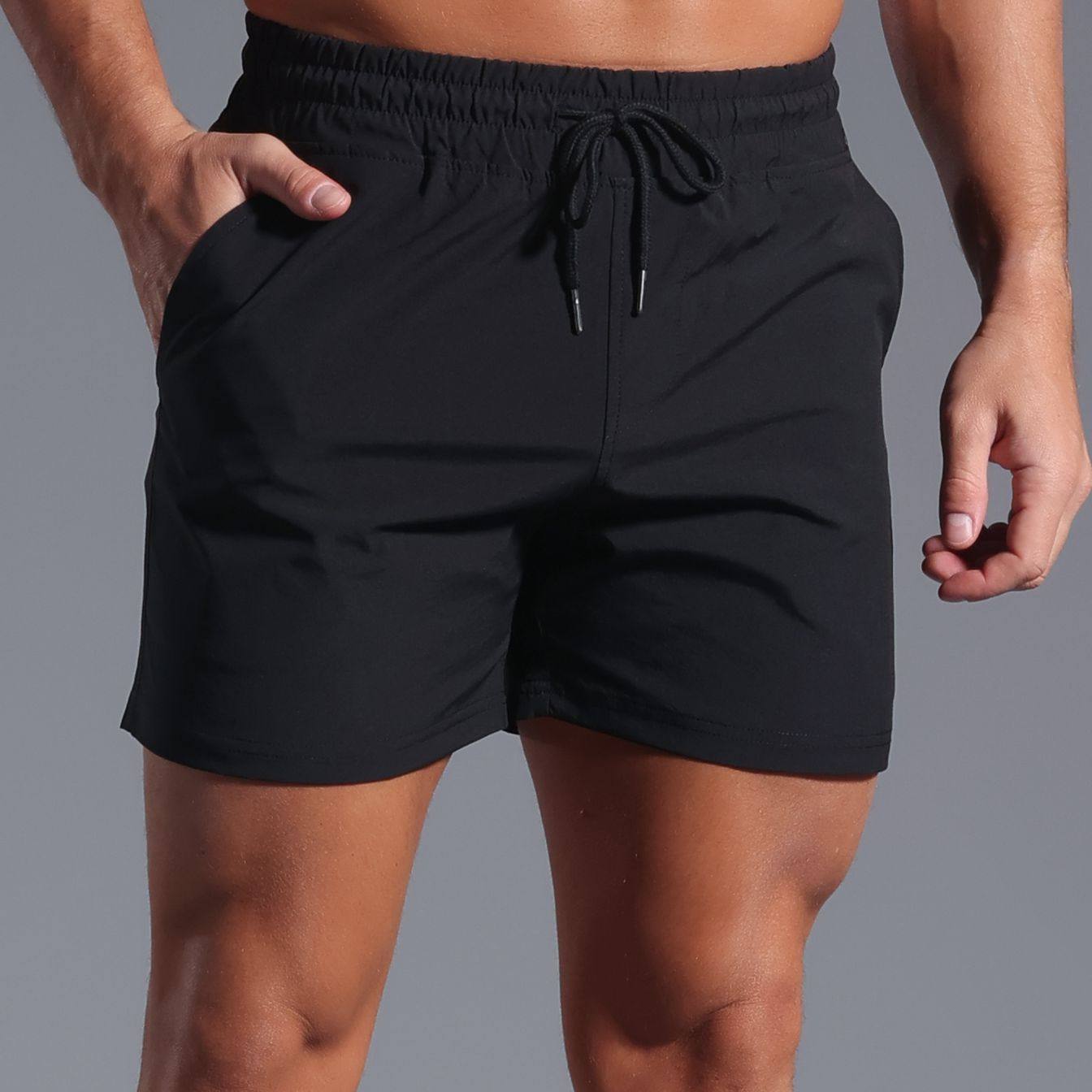 速干弹力运动短裤男士三分裤基础百搭3分裤健身男短裤衩时尚百搭,淘宝优惠券,粉丝福利购,淘宝优惠卷