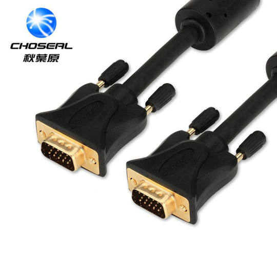 秋叶原 vga线电脑显示器连接线投影仪大屏高清台式机显示屏视频线