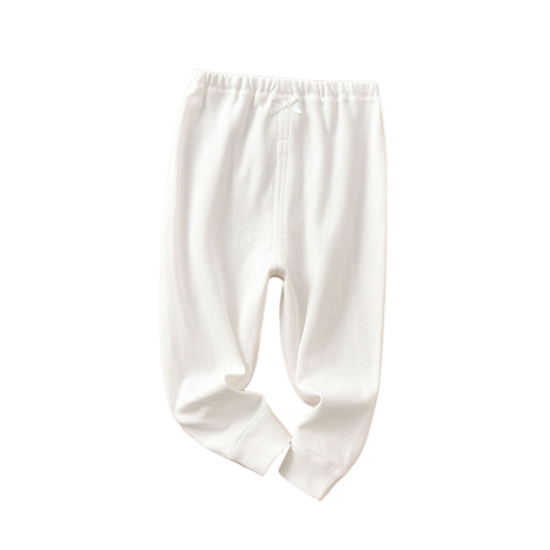 2件价 新款白色纯棉秋裤收口男童女童棉毛裤儿童家居睡裤A类,淘宝优惠券,粉丝福利购,淘宝优惠卷
