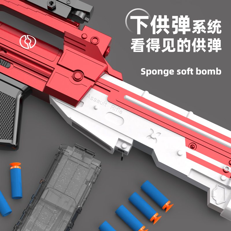 电动狗杂Groza软弹枪冲锋枪训练用道具男孩玩具儿童吃鸡突击步枪