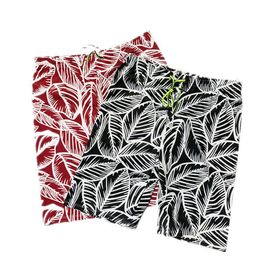 男士沙滩裤夏季宽松大码裤韩版休闲海边花短裤情侣泳衣泳裤大平角