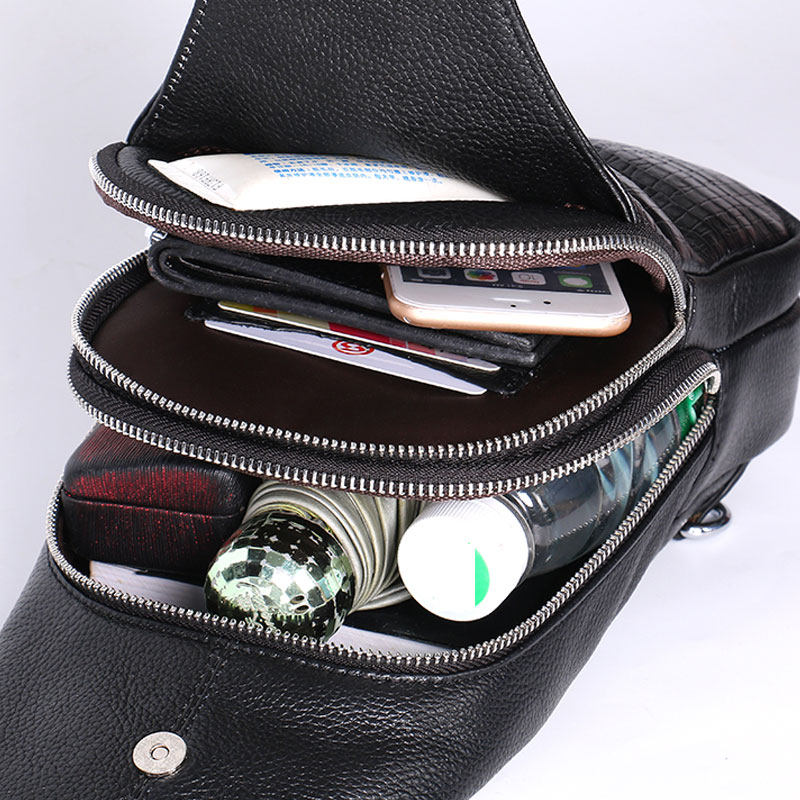 休闲男包头层牛皮潮流斜挎包 春初箱包男士包袋