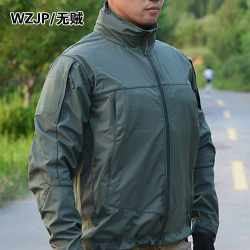 WZJP无贼军迷执政官轻量多功能战术夹克鲨鱼皮软壳冲锋衣登山服 - 图2