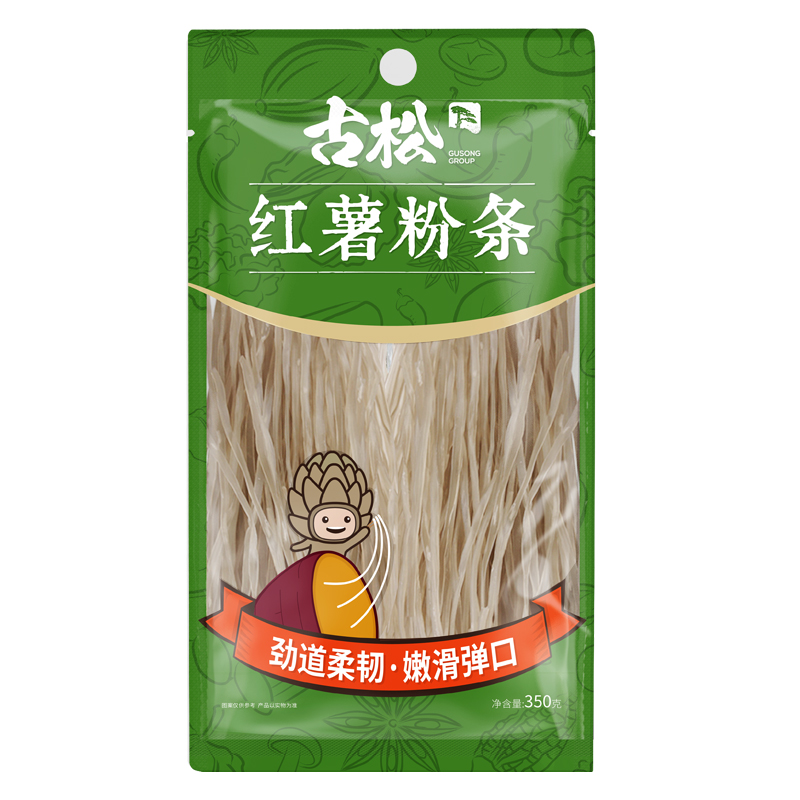 古松 红薯宽粉条350g*2 地瓜粉条粉丝酸辣粉方便粉丝