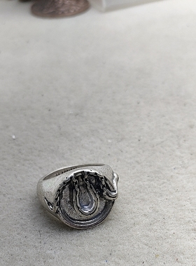 37满29元包邮  复古打标戒指