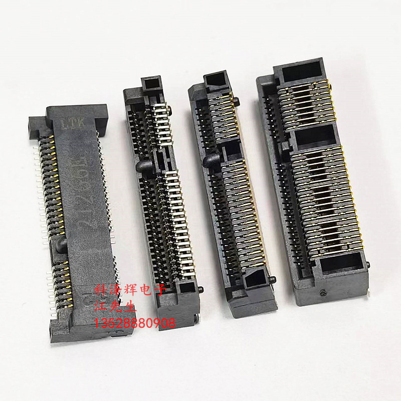 MINI PCIE MINIPCIE插座 52P接插件连接器插槽 PCI-E插座 52P卡座 - 图3