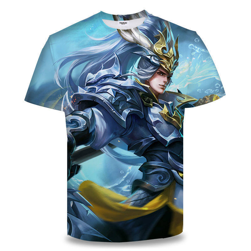 王者荣耀衣服王者荣耀孙悟空至尊宝衣服3D印花男女装短袖t恤夏青少年儿童上衣