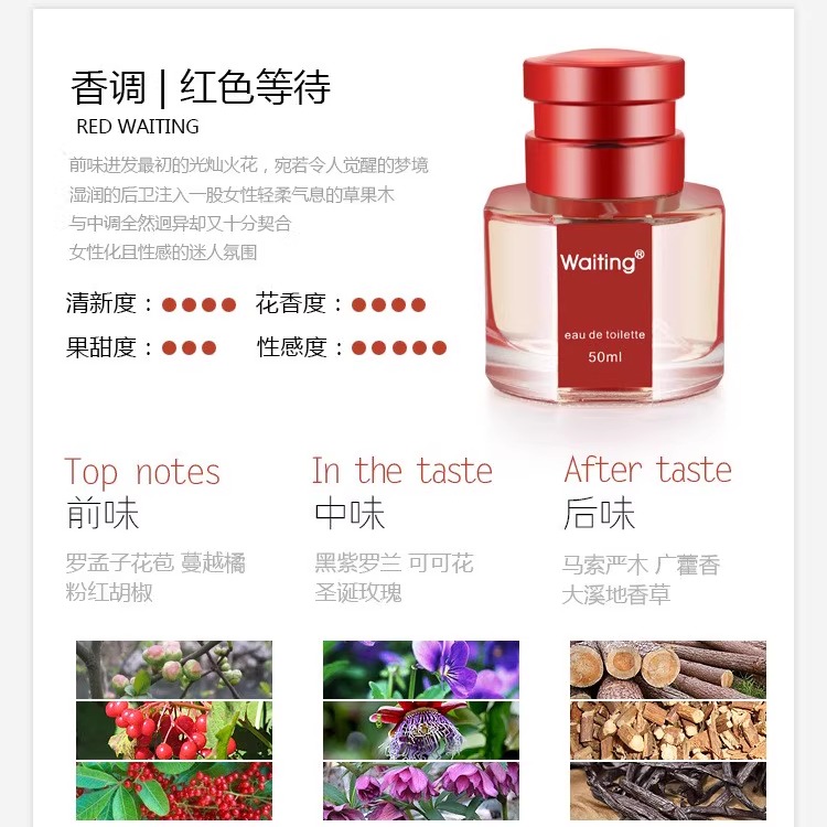 等待Waiting官方正品中性香水小众清新淡香氛学生香水留香持久 - 图2