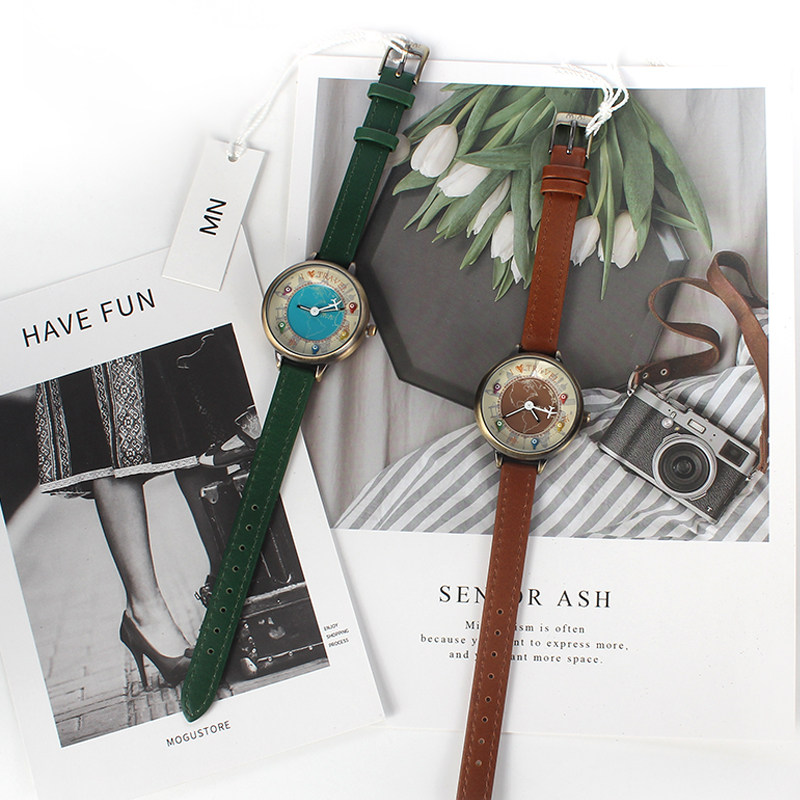 世界这么大出去看看 ins风女手表 mn国产腕表