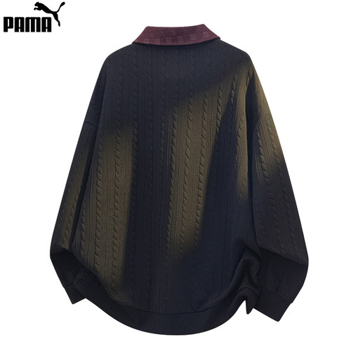 1折专区|奥特莱斯|2025秋冬加绒大码翻领卫衣男士潮流情侣上衣潮 - 图3