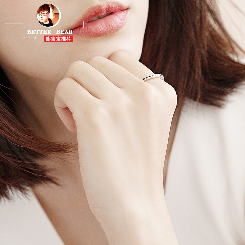 银 个姓时尚叠戴关节戒女 197133 潘多拉戒指女官网正品标志爱心 925 银 个姓时尚叠戴关节戒女 197133 潘多拉戒指女官网正品标志爱心 925