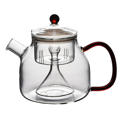 玻璃蒸茶壶内胆 茶滤漏网盖子 煮茶内胆漏斗蒸煮内胆茶虑茶具配件 - 图3