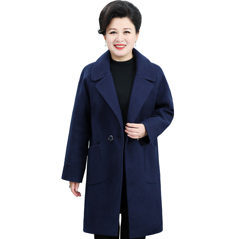 200斤女装胖妈妈中老年气质潮风衣 闪闪情缘中老年女装