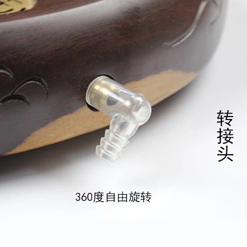 通用茶盘排水管导水球硅胶下水管软管连接弯头茶道零配件90度接头 - 图0