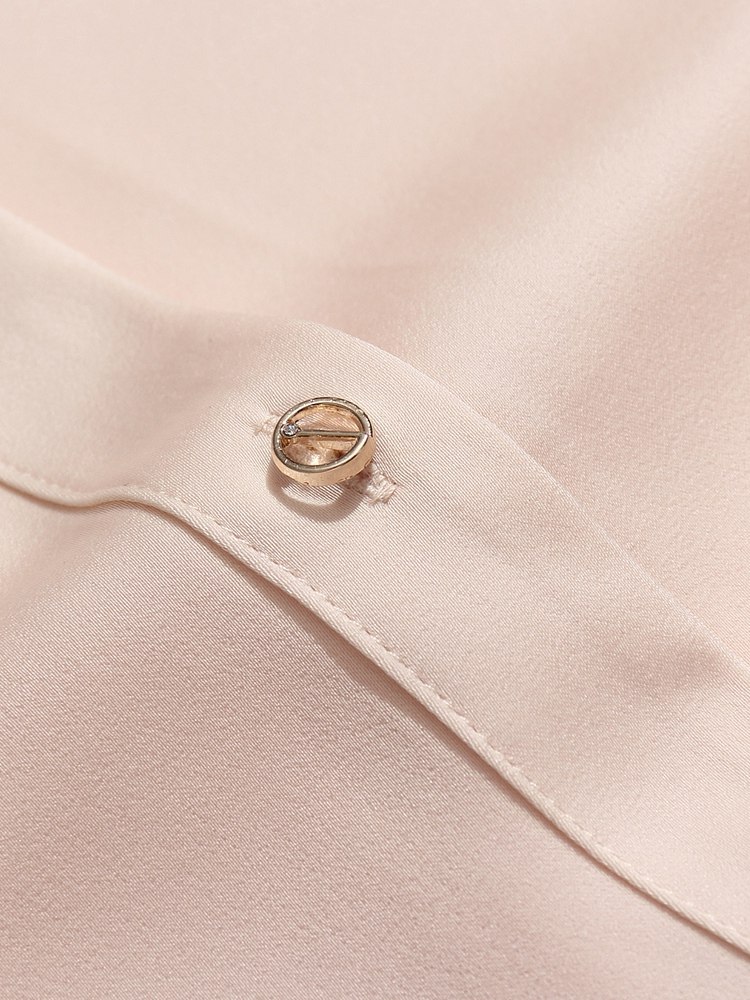 女士2020秋装新款洋气外穿女衬衣 依源色衬衫