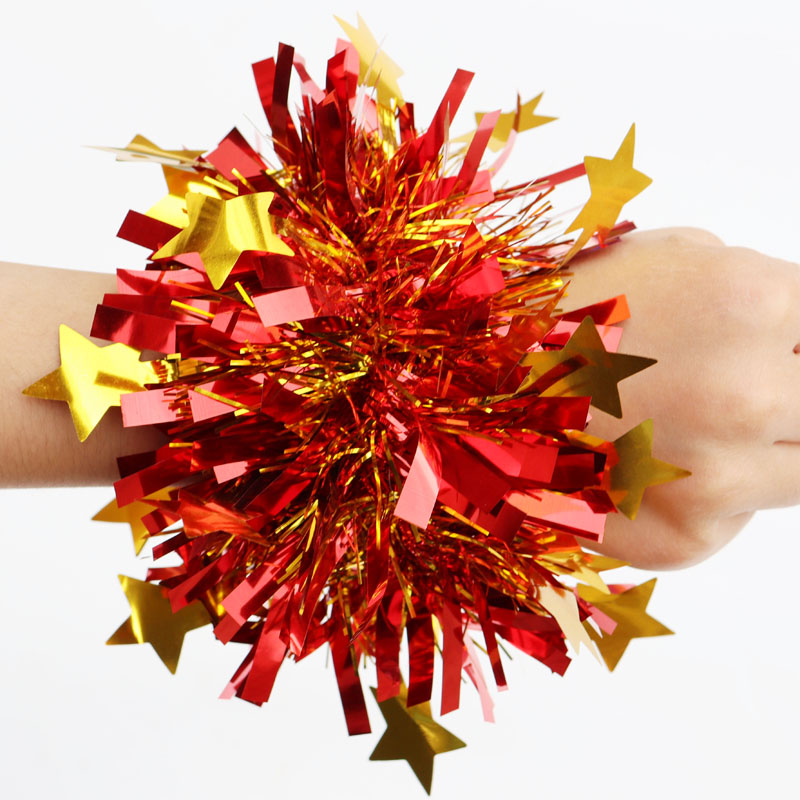 幼儿园跳舞蹈手花皮筋手腕花小学儿童运动会表演出手环团体操道具,淘宝优惠券,粉丝福利购,淘宝优惠卷