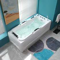 Home Small Household Type Deep Bubble Bathtub Surf Massage Acrylic Constant Temperature Independent Type Seamless square bathtub