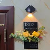 Дом стрельбы огни Атмосфера дома должна быть домашним лампами, дверными лампами, дверными лампами с лампами в домашних дверных дверных