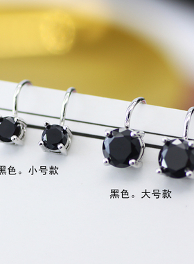 甜美风百搭锆石迷你大小号耳夹