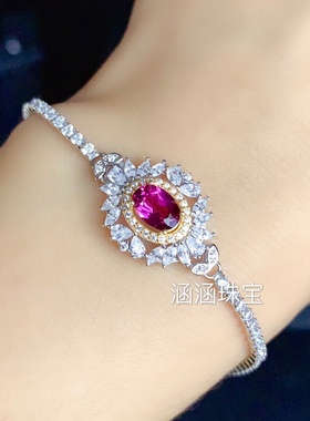 5*7mm代镶托帕石双色款银饰品