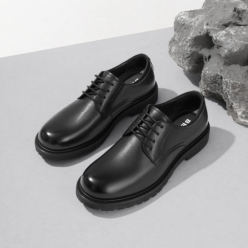 百丽男鞋通勤商务鞋时尚休闲新款牛皮革婚鞋职场正装皮鞋A1208CM3,淘宝优惠券,粉丝福利购,淘宝优惠卷