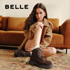 Zhang Ruonan's same style Belle boots women's thick-soled rhubarb workwear Martin boots casual western short boots E4W2DDD5