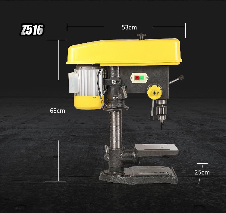 Z538多功能16MM16相小型家用大功率台钻工业级台式钻床高精度V0三 - 图2