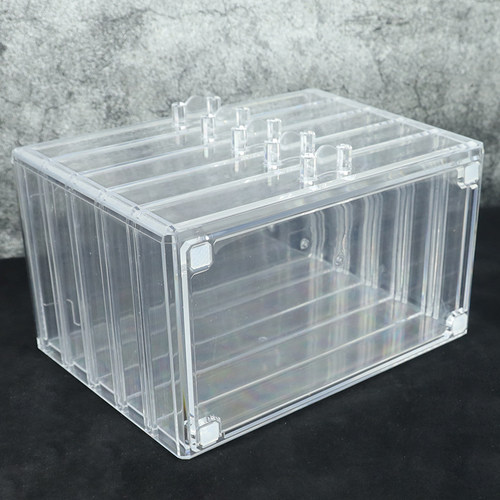 五层五抽屉整理盒护肤品盒子桌面饰品珠宝口红唇膏眉笔刷子收纳盒 - 图1