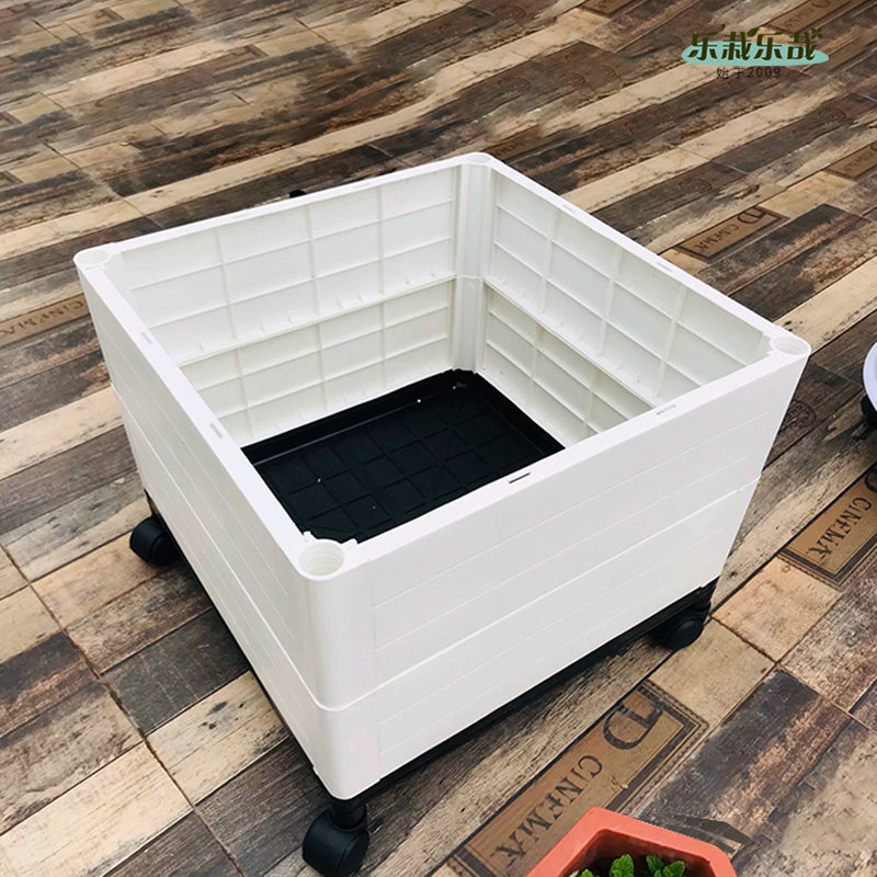 阳台种菜盆种菜专用箱蔬菜种植箱大花盆种菜专用盆楼顶菜园箱白30,淘宝优惠券,粉丝福利购,淘宝优惠卷