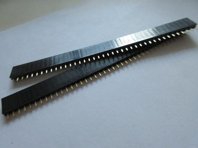 晟记单排排针母座间距2.54MM 1*40P单排母针座排针插座_虎窝淘