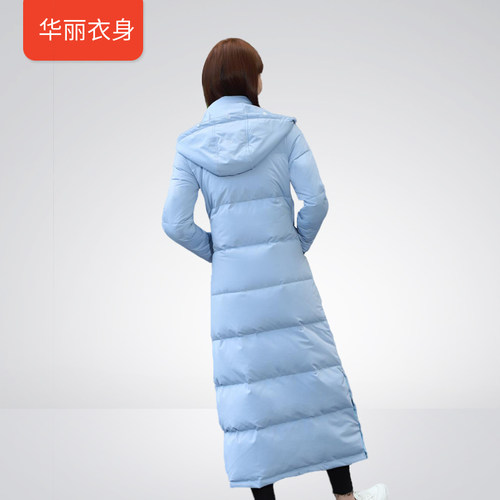 羽绒服翻新定做男女式长大衣羽绒裤半成品九成品来样加工团体定制 - 图1