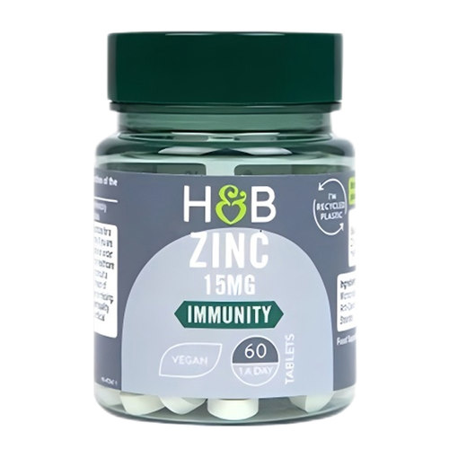 现货仓 英国Holland Barrett荷柏瑞葡萄糖酸锌片15mg60粒备孕营养 - 图3