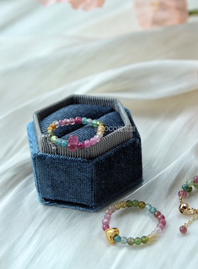 【发财少女】天然碧玺戒指貔貅吞钱高级感小众设计送女友礼物